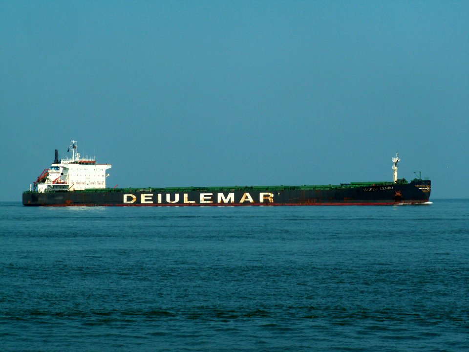 Filippo Lembo - IMO 9122588 - Callsign IBEF - p2 approaching Port of Rotterdam, Holland 17-Aug-2005