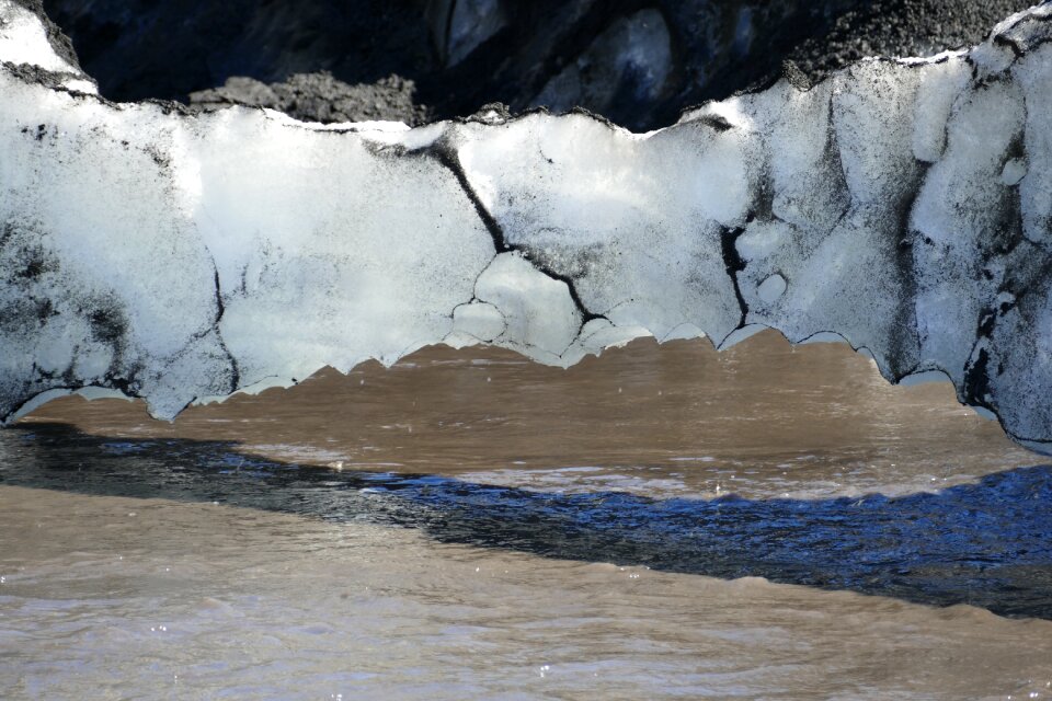Mountains glacier ice