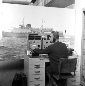 Firato 1963 Een van de vele stands van de Nederlandse televisie, Bestanddeelnr 915-5210