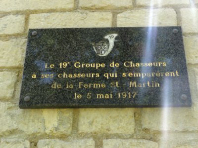 Filain (Aisne) chapelle Berthe, plaque 3