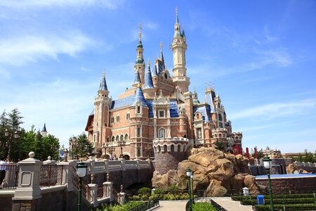 Disney shanghai disney castle photo