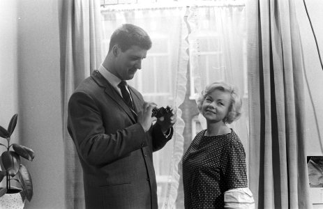 Film Rififi in Amsterdam (regie Giovanni Admiraal) Anton Geesink en Sylvia d, Bestanddeelnr 913-7804