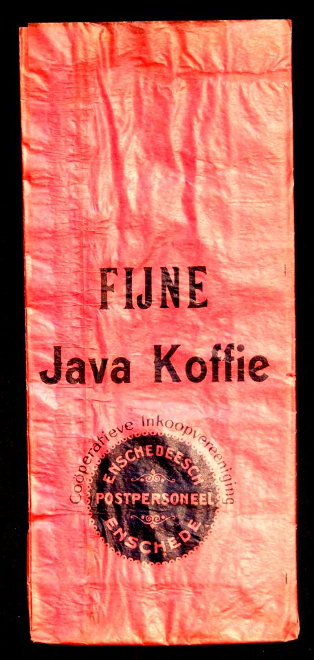 Fijne Java Koffie zakje, Coöperatieve Inkoopvereeniging Enschedeesch Postpersoneel