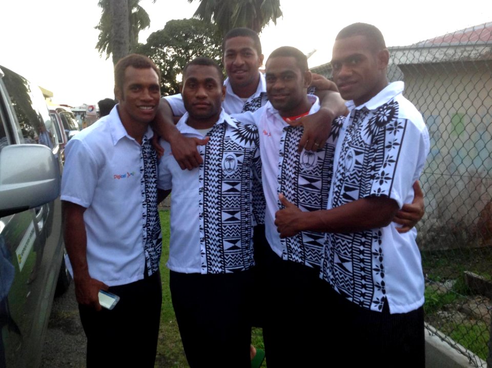 Fiji sevens team March 2014