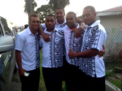 Fiji sevens team March 2014