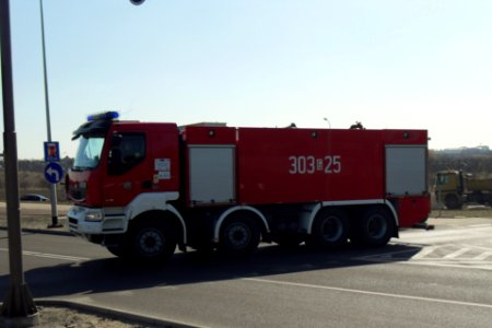 Fire engine in Gdańsk