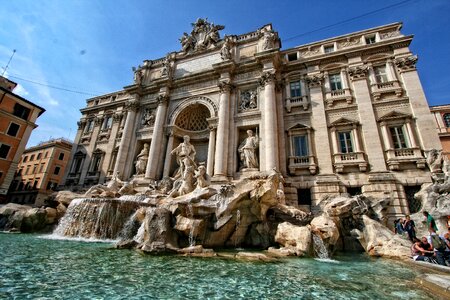 Rome trevi fountain sculpture