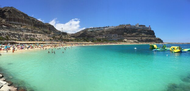 Canary islands water bay photo