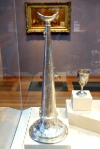 Fire trumpet, maker unknown, c. 1852, silver - De Young Museum - DSC00866