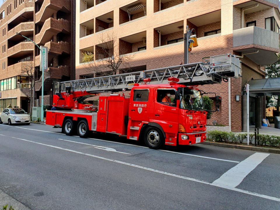 Fire truck in Tokyo