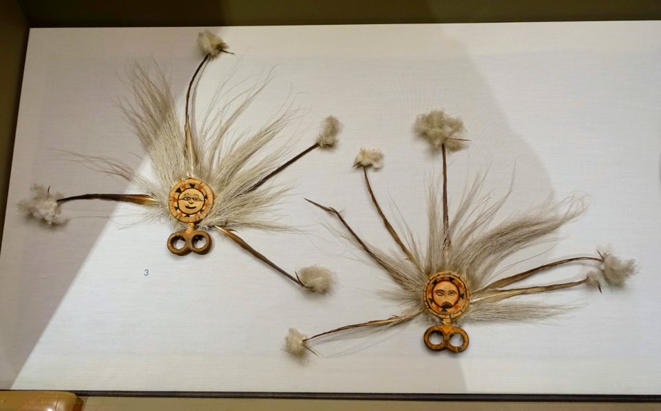 Finger masks, Southwest Alaska Eskimo, collected at Cape Vancouver in 1905 - Native American collection - Peabody Museum, Harvard University - DSC05857