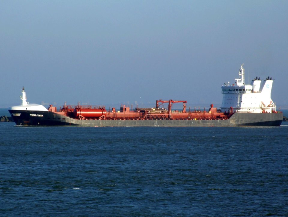 Fionia Swan IMO 9328974 p1 leaving Port of Rotterdam, Holland 01-Jan-2008