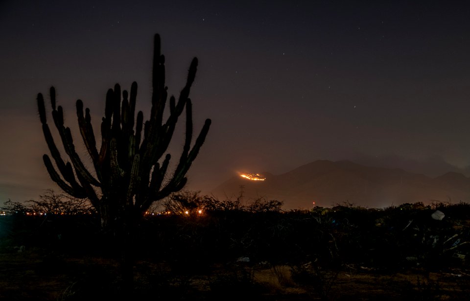 Fire in Isla Margarita