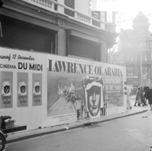 Filmreclame Lawrence of Arabia Opdracht Columbia film, Bestanddeelnr 915-8165