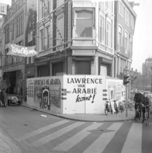 Filmreclame Lawrence of Arabia Opdracht Columbia film, Bestanddeelnr 915-8166