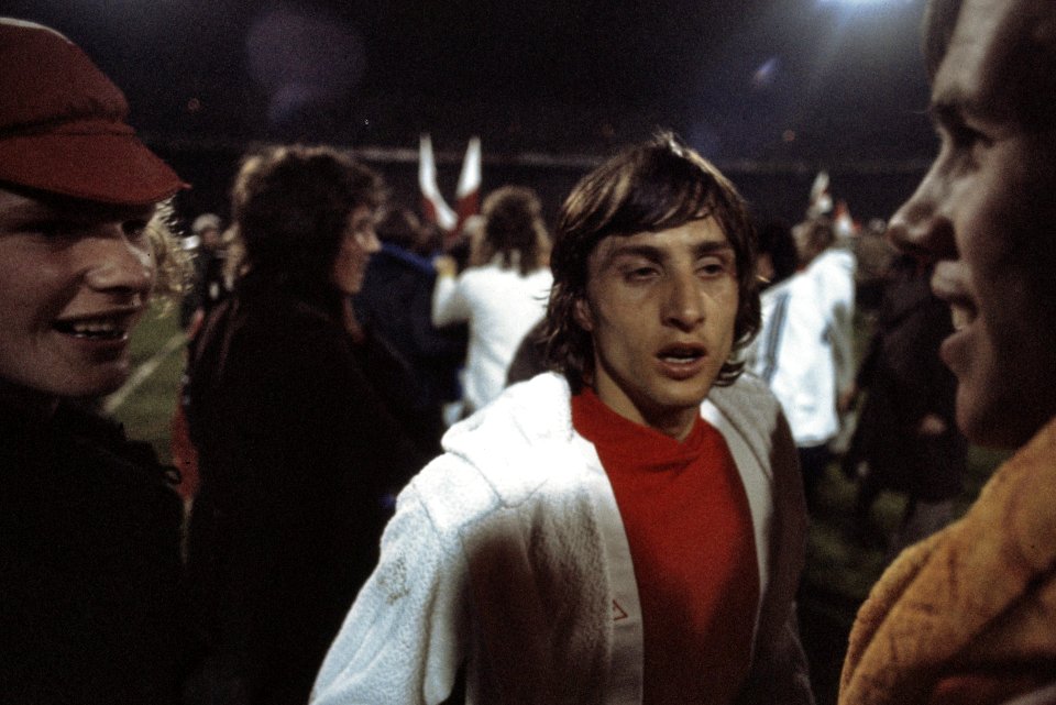 Finale Europacup I in Feijenoord stadion Ajax tegen Inter Milaan 2-0 Johan Cru, Bestanddeelnr 254-9440