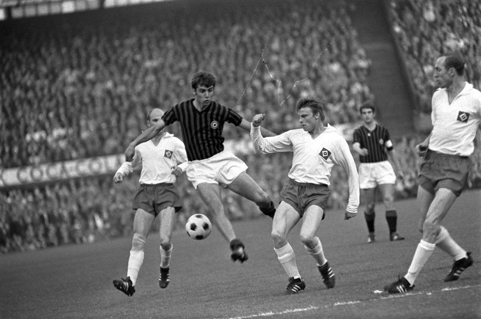 Finale Europa Cup II AC Milan tegen HSV Hamburg 2-0. Spelmomenten, Bestanddeelnr 921-3782