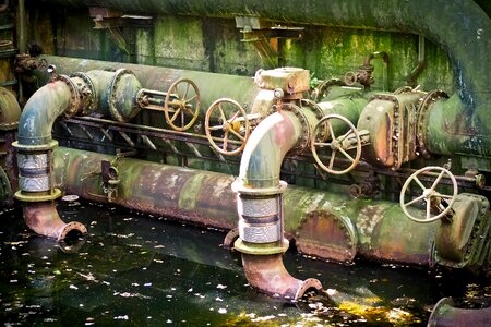 Factory building metal industrial heritage photo