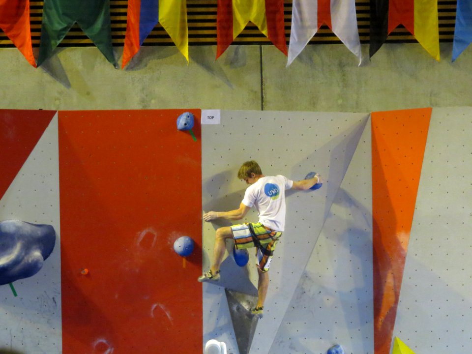 Finale bloc hommes Benjamin Blaser (Suisse)