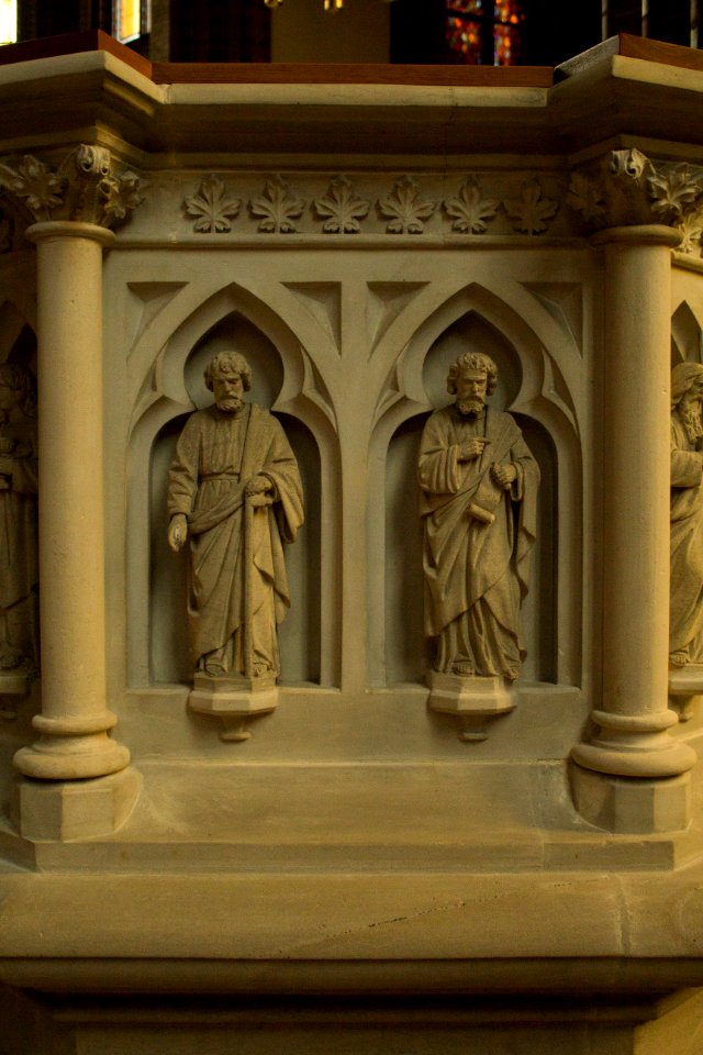 Figuren Kanzel, St. Jakobus Görlitz 2