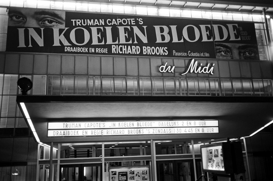 Filmpremiere in Du Midi, In Koelen Bloede (In Cold Blood) naar het boek van , Bestanddeelnr 921-1635