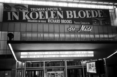Filmpremiere in Du Midi, In Koelen Bloede (In Cold Blood) naar het boek van , Bestanddeelnr 921-1635