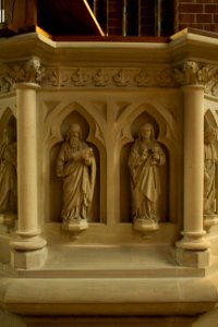 Figuren Kanzel, St. Jakobus Görlitz 3