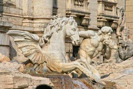 Rome fountain radicchio sculpture photo