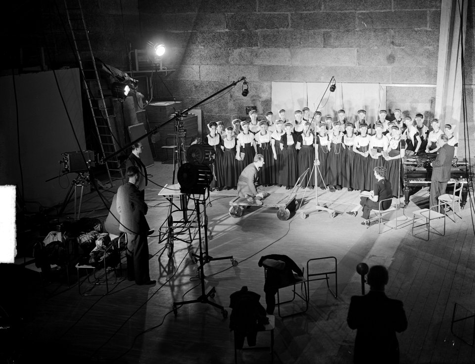 Filmopnamen Polygoon-Profilti film De dijk is dicht, Bestanddeelnr 903-7069