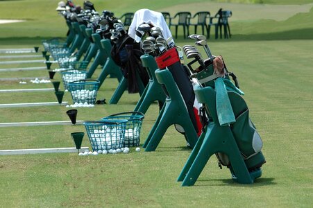 Golf school lessons practice photo