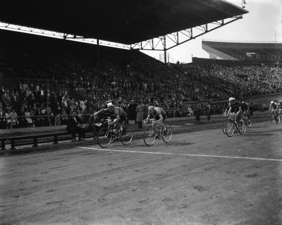 Finale van Olympia Tour in het Olympisch stadion, Bestanddeelnr 910-4111