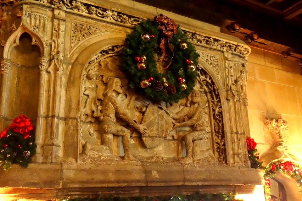 Fireplace - Hearst Castle - DSC06316