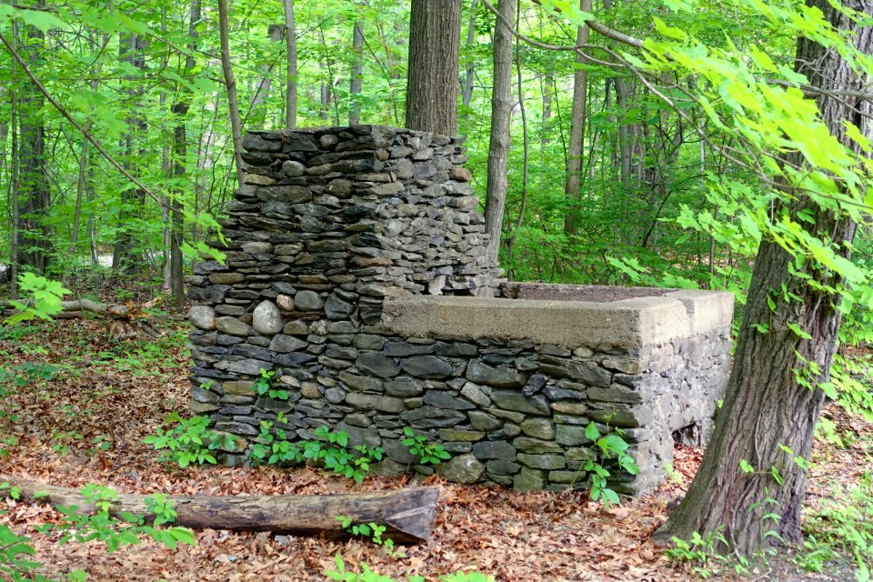 Fireplace - Doyle Community Park & Center - Leominster, Massachusetts - DSC06288