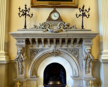 Fireplace - Great Library, Osgoode Hall - Toronto, Canada - DSC00426