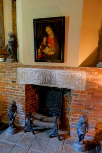 Fireplace, Inner Hall - Packwood House - Warwickshire, England - DSC08999