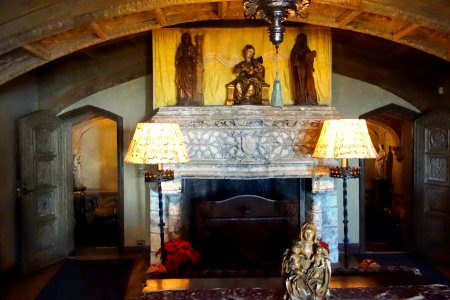 Fireplace - Hearst Castle - DSC06856