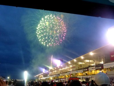 Fireworks after 2014 pokka sapporo 1000km