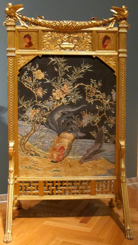 Firescreen made by Herter Brothers, c. 1878-80, Cleveland Museum of Art