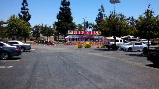 Fireworks stand in LA area