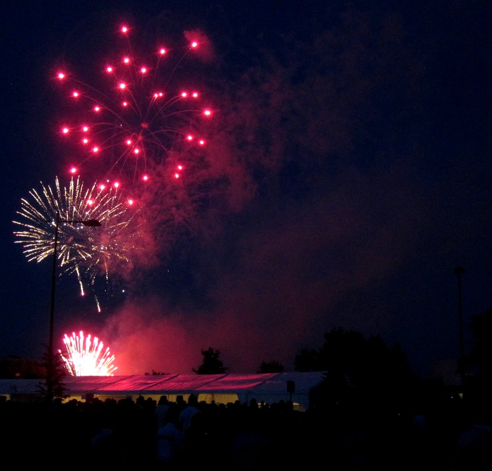 Fireworks in Qstock 20120729