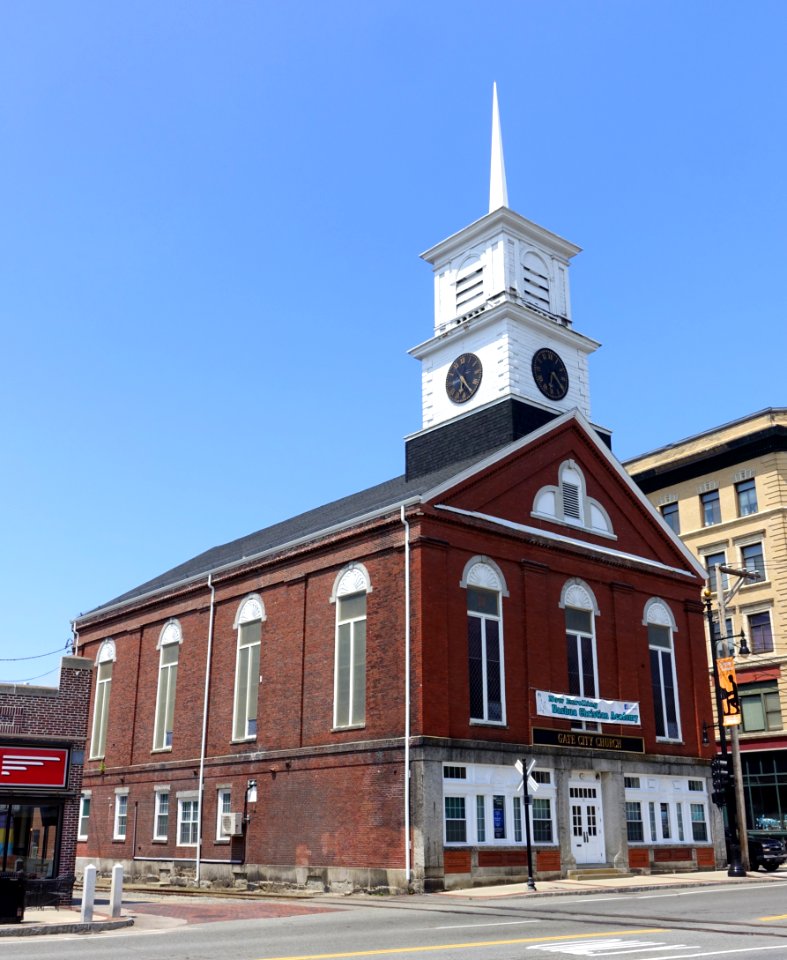 First Baptist Church, c. 1848, now Gate City Church - Nashua, New Hampshire - DSC07134