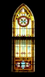 First Trinity Lutheran (Gage Co, NE) W window 1