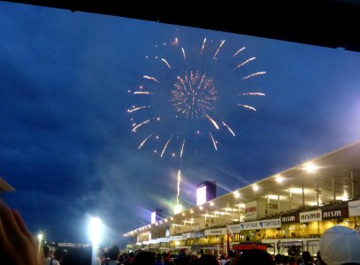 Fireworks after 2014 pokka sapporo 1000km (5)