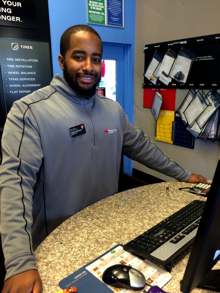 Firestone Tire and Rubber Company service manager Andreu Norton-Lee
