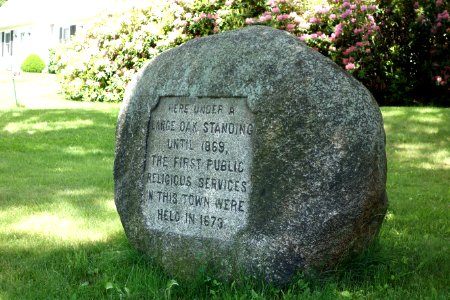 First Public Religious Services marker - Northfield, Massachusetts - DSC07522