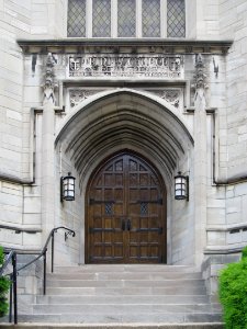 First Trinity Church, Shadyside, Pittsburgh, entrance, 01
