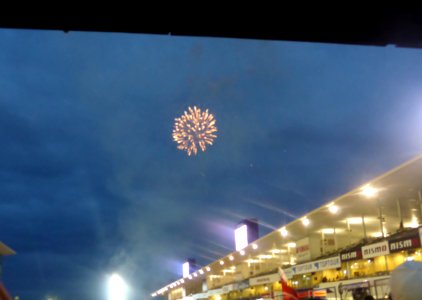 Fireworks after 2014 pokka sapporo 1000km (3)