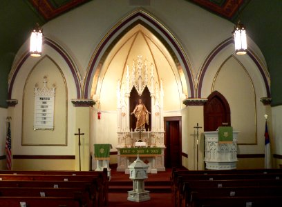 First Trinity Lutheran (Gage Co, NE) interior 2