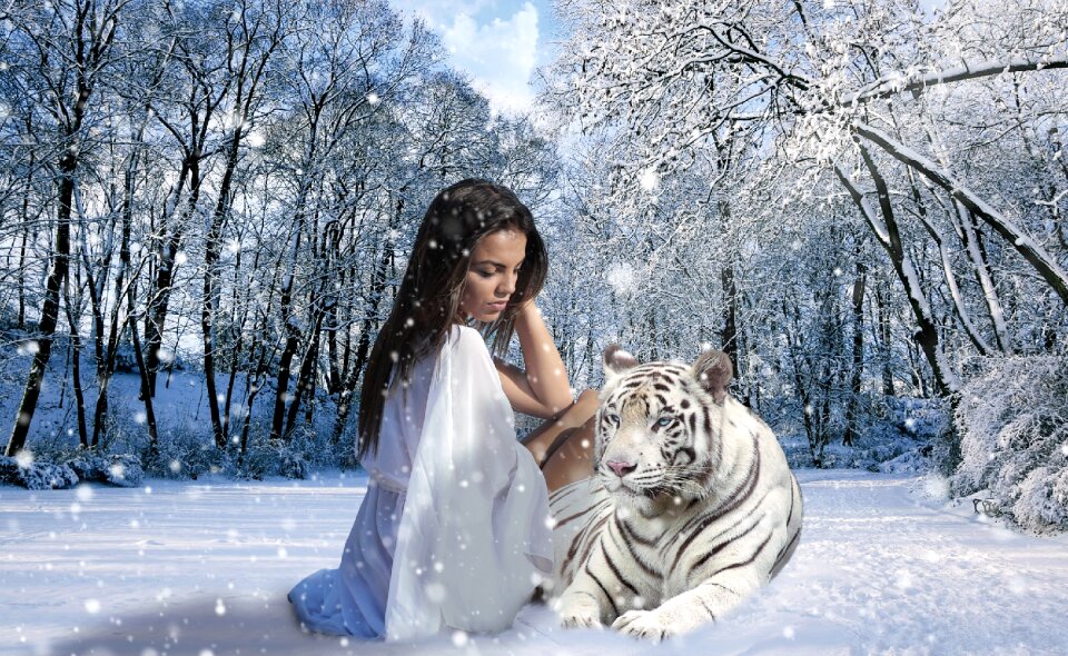 Winter feelings look