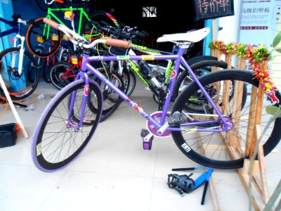 Fixed-gear bicycle in China - 03